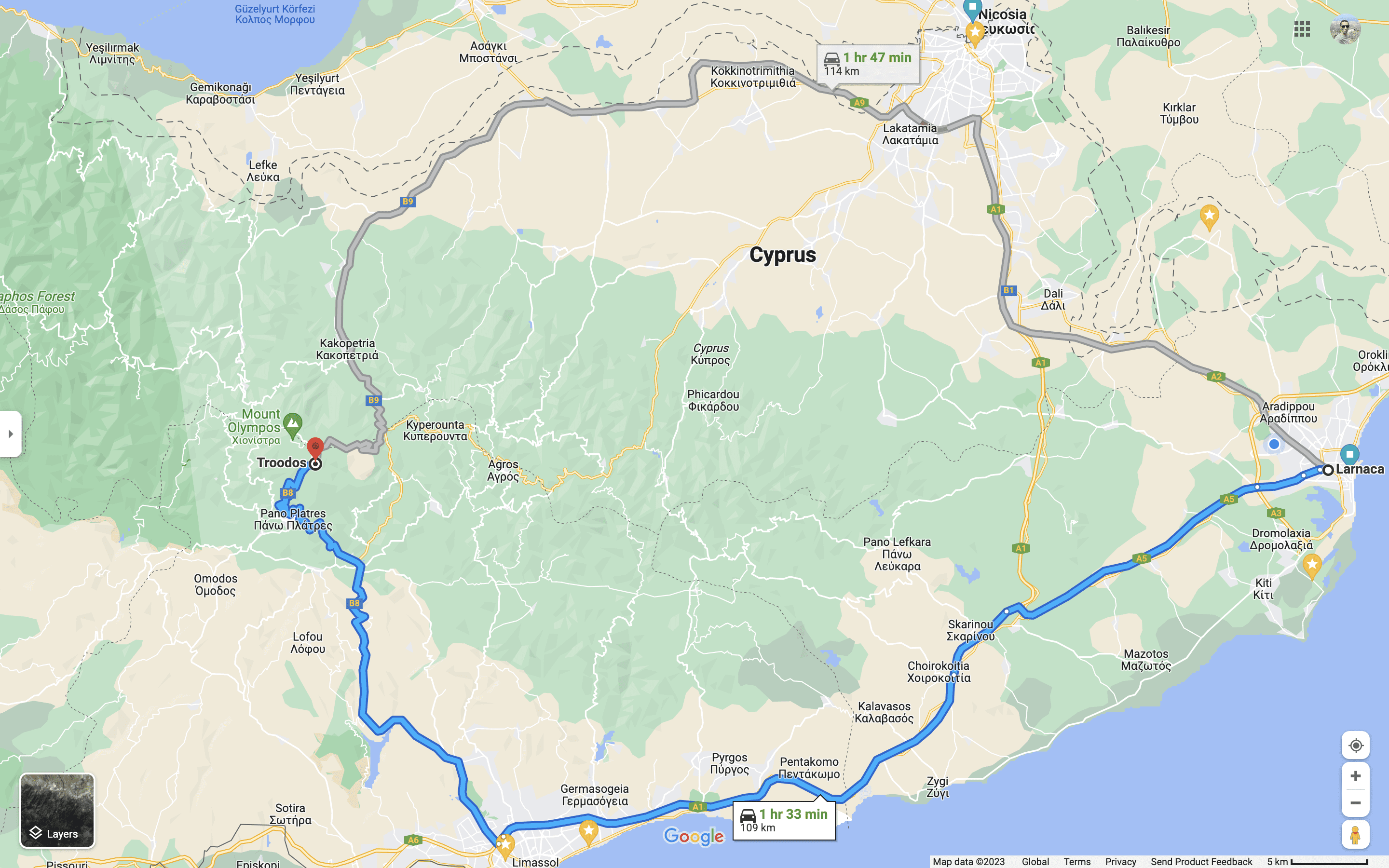 Larnaca Troodos with car GeoDrive Car Hire in Larnaca GeoDrive Car Hire Larnaca Airport